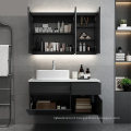 Luxury Style Selections Modern Wall Mounted Wooden Black Bathroom Cabinet